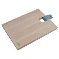 Planche à découper en bois rectangulaire 25 x 18 cm Tasty Green - marron Bois massif 5051126787233_0