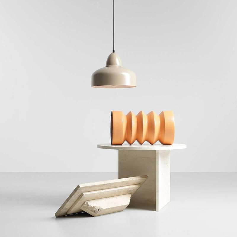 ALDEX SUSPENSION MILLE, À 1 LAMPE, BEIGE