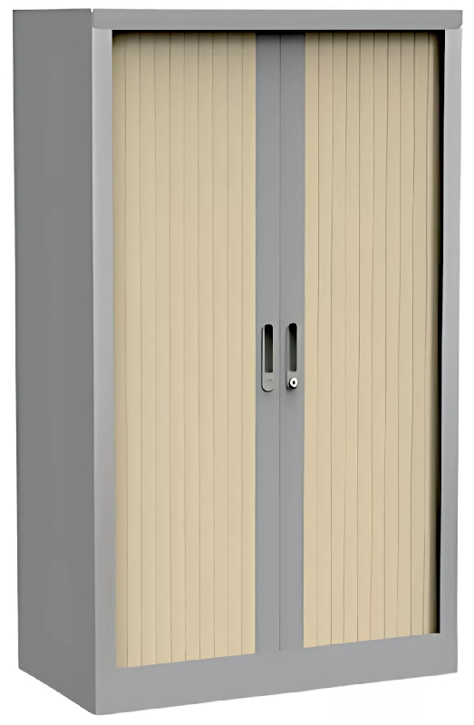 Armoire de rangement métallique - 3 étagères - rideau PVC - Hauteur : 160 cm So Salamanca_0