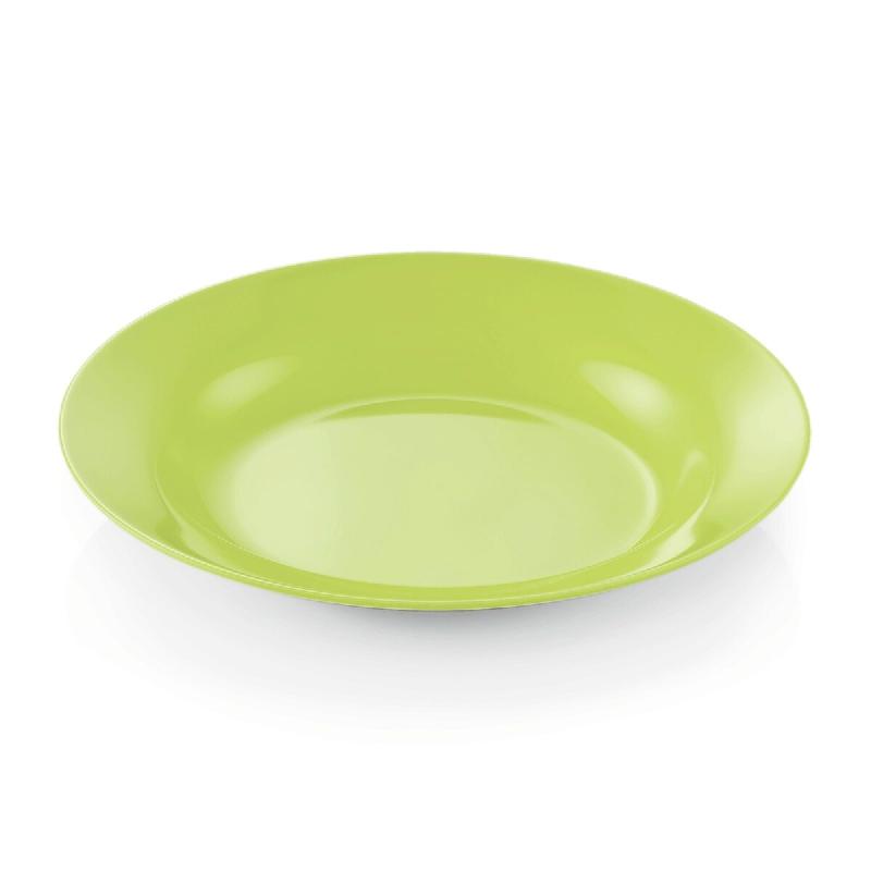 Assiette creuse mélamine Ø 20 cm vert pomme lot de 12 - Was Germany - vert matière synthétique 4044925022804_0