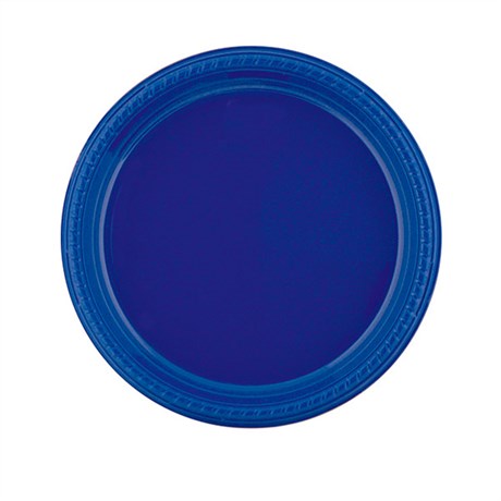 ASSIETTE DE COULEUR D.26 CM PS BLEU (VENDU PAR 500)