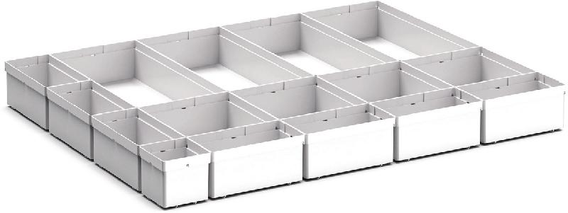 BACS RANGEMENT CUBIO EKK-86100 16 COMPARTIMENTS - BOTT - MANUTAN COLLECTIVITÉS