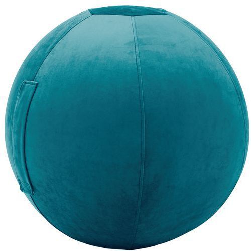 BALLON CELESTE VELVET BLEU PAON - JUMBO BAG