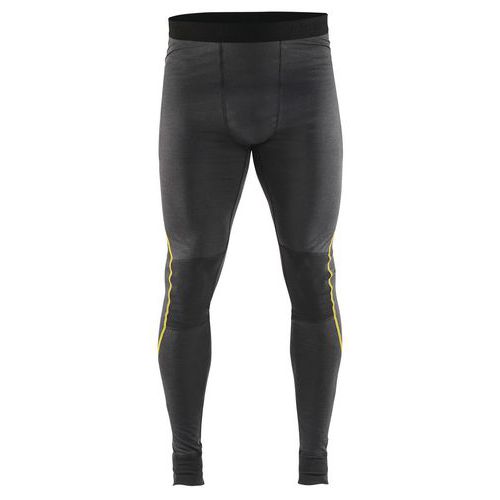 BAS DE SOUS-VÊTEMENT XLIGHT GRIS FONCÉ/JAUNE TAILLE L - BLAKLADER