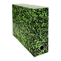 BOÎTE DE CLASSEMENT CARTON TRADITION DOS 9 CM- VERT - LOT DE 5