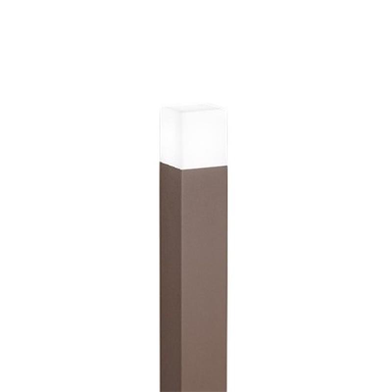 Borne D'Éclairage Extérieur Tower - Perenz, Avec Ampoule E27 Max. 20W, Ip54, Aluminium Peint, Acier Corten, Hauteur 60 Cm - marron 8023559548122_0