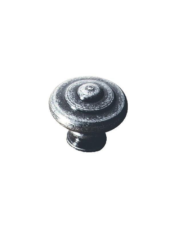 BOUTON DE MEUBLE RUSTIQUE BOULE N°24 ACIER POLI DIAMÈTRE 30MM - BROS - 24A301