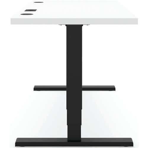 BUREAU PREMIUM RÉGLABLE ELEMENTS SOLID 1600 - NOIR - BLANC - ACTIFORCE