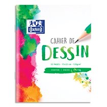 CAHIER DE DESSIN SCHOOL 32 PAGES 17X22CM - LOT DE 9