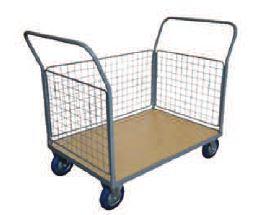 Chariot manuel grillagé 500 kg - plateau bois MDF - wpg50e_0