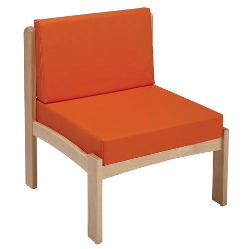 CHAUFFEUSE AUTIZE STRUCTURE NATUREL PVC ORANGE - MANUTAN EXPERT