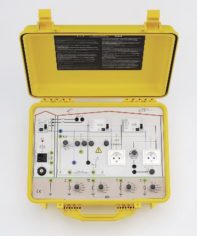 CHAUVIN ARNOUX - CA 6710 Valise didactique - Contrôle et sécurité des installations électriques - NF C 15-100, IEC/EC 61557_0