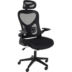 CLP Chaise de bureau Roseburg Noir - noir textile 325754_0