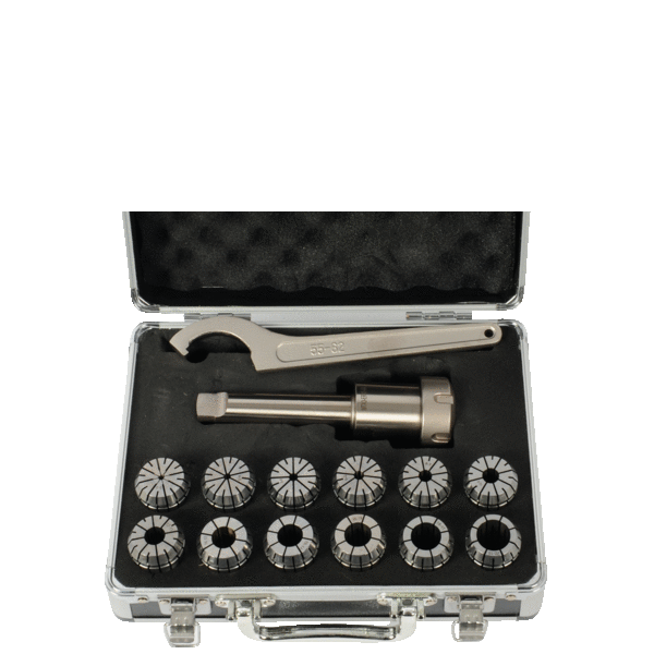 COFFRET DE MANDRIN À PINCES ER 32 CÔNE CM4 ET 12 PINCES ER32 OTMT - OTELO