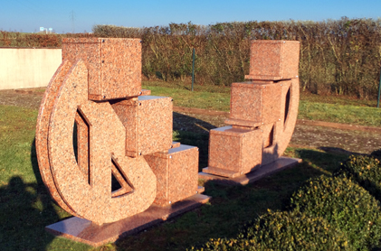 Colombarium RUBIS 3 cases recto-verso - design contemporain et avant-gardiste_0