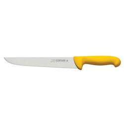 COMAS couteau boucher 300 jaune modèle  carbon - jaune inox 8425734101236_0