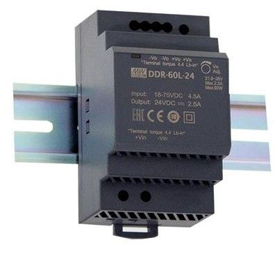 Convertisseur DC-DC MEAN WELL DDR-60G-12 - 12V - 5A_0