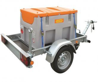 Cuve de transport gasoil sur remorque - 980L - Pompe 12V 80 l/min - Homologuée CE - Réf 308408_0