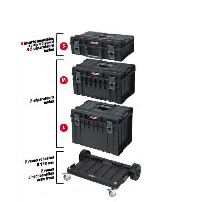 Ensemble de caisses a outils modulables à 3 pieces KSTOOLS - 11573232_0