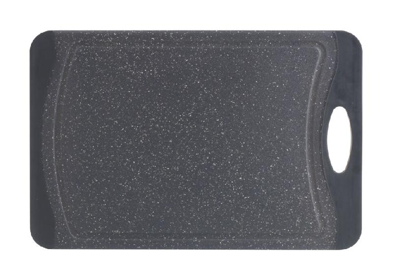 Eva planche à découper en PP antidérapante 36,5×24,5×0,85 cm - noir plastique polypropylène 047527_0