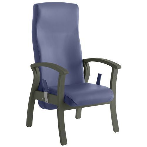 FAUTEUIL SILVER DOSSIER INCLINABLE GRIS LAVANDE