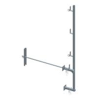 GARDE-CORPS UNIVERSEL AVEC TRAVERSÉE POUR MUR DE 75 CM