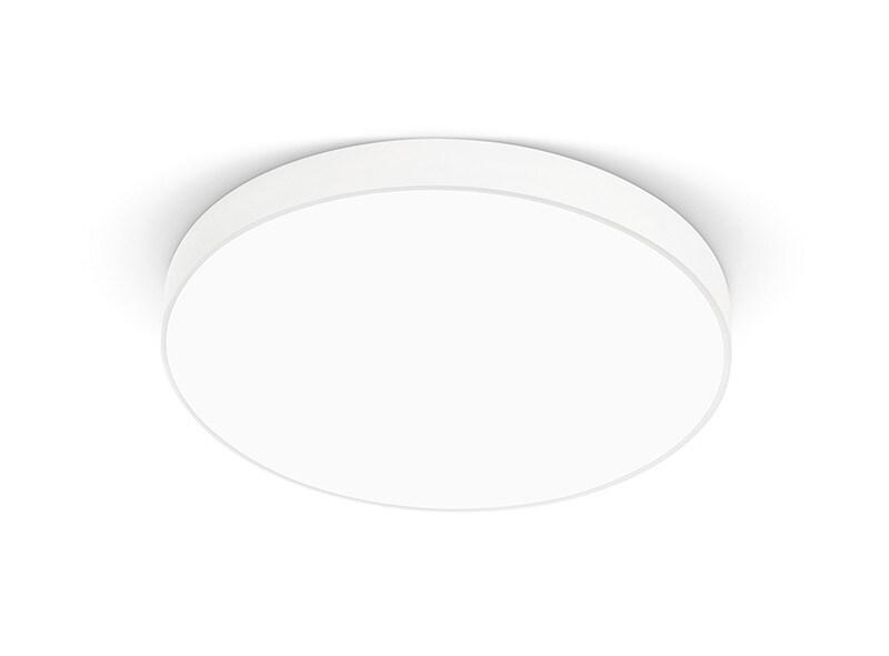 Gea Luce Plafonnier Rond Gpl300C En Aluminium Blanc Mat 40W Led Intégré Lumière Chaude 3000K - Gealuce Ceiling Design Lighting - blanc GPL300C_0