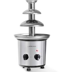 Helloshop26 - Fontaine à chocolat 275 watts 3 étages capacité 1 kg électrique 39 cm en acier inoxydable lavable dans le lave 01_0000352 - 30000616_0