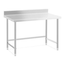 Helloshop26 - Table de travail acier inoxydable plan de travail en inox plan de travail professionnel table de travail cuisine 14_0005134 - 3000229391_0