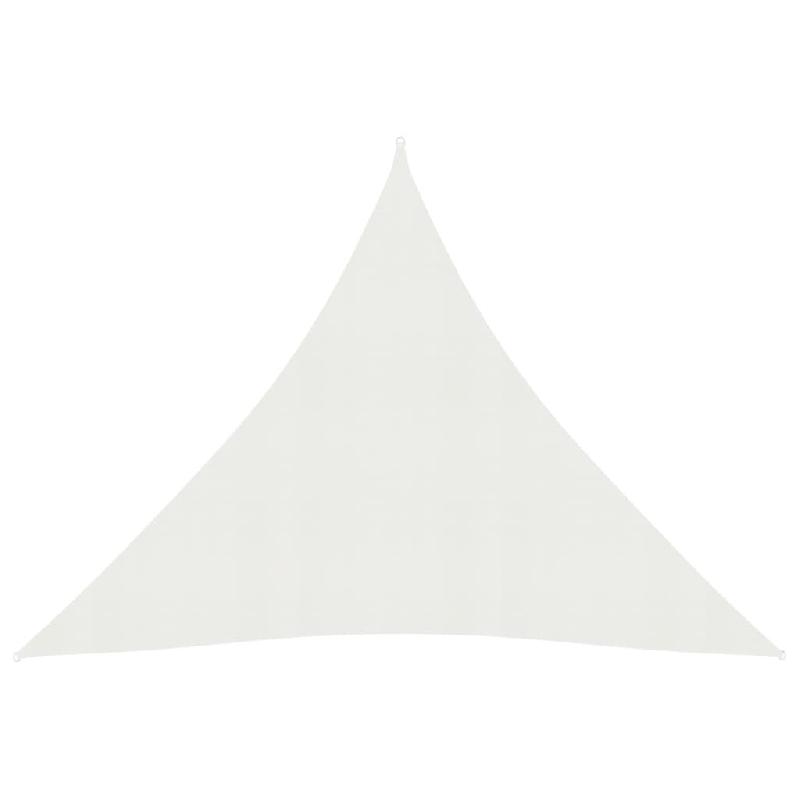 Helloshop26 - Voile toile d'ombrage parasol 160 g/m² 4 x 4 x 4 m PEHD blanc 02_0009028 - blanc 3000483582724_0