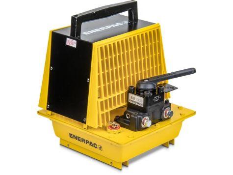 PAM1041, Pompe hydraulique pneumatique, 4/3 Distributeur manuel, 2,6 litres d'huile utile, pour les vérins double effet_0