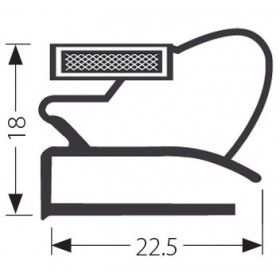 Joint JPAB108 - Pour chambre froide - Disponible sur mesure et en longueurs de 2,55m_0
