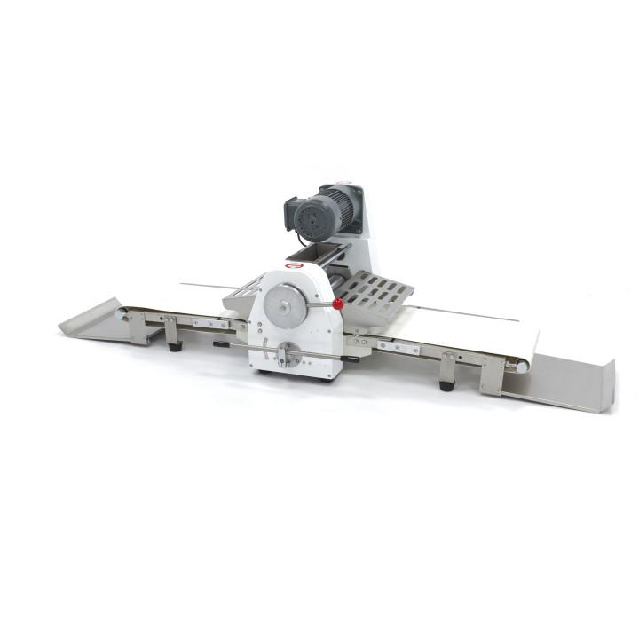 Laminoir de table 38 cm avec tapis roulant, pliable - épaisseur 1 à 3,5 mm_0