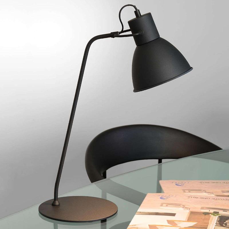 LUCIDE LAMPE À POSER DÉCORATIVE SHADI EN NOIR