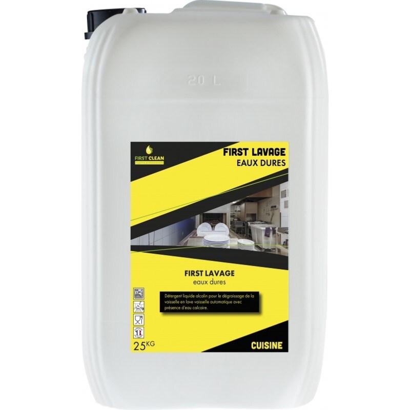 Lavage eau dure pour machine - FIRST CLEAN - Bidon 20l - FIRST CLEAN - 3700222531449_0
