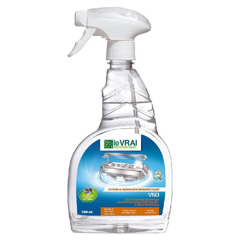 LE VRAI LE VRAI NETTOYANT POUR VITRES ET SURFACES 750 ML SPRAY