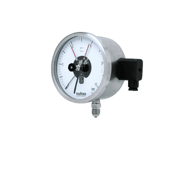 Manomètre à contact électrique tout inox, avec élément de détection à tube de Bourdon - TMP 502_0