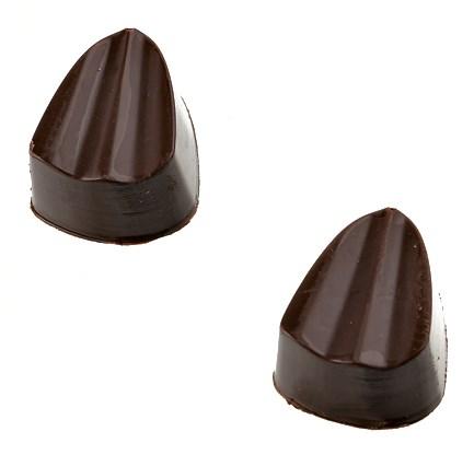 MATFER - PLAQUE 28 BONBONS TRIANGLES STRIÉS - 380159