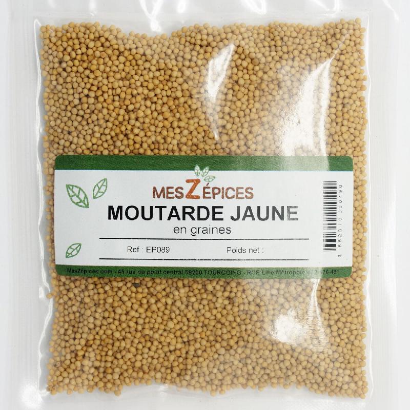 MesZépices - Moutarde jaune en graines - Sachet de 250 g - 3662310408937_0