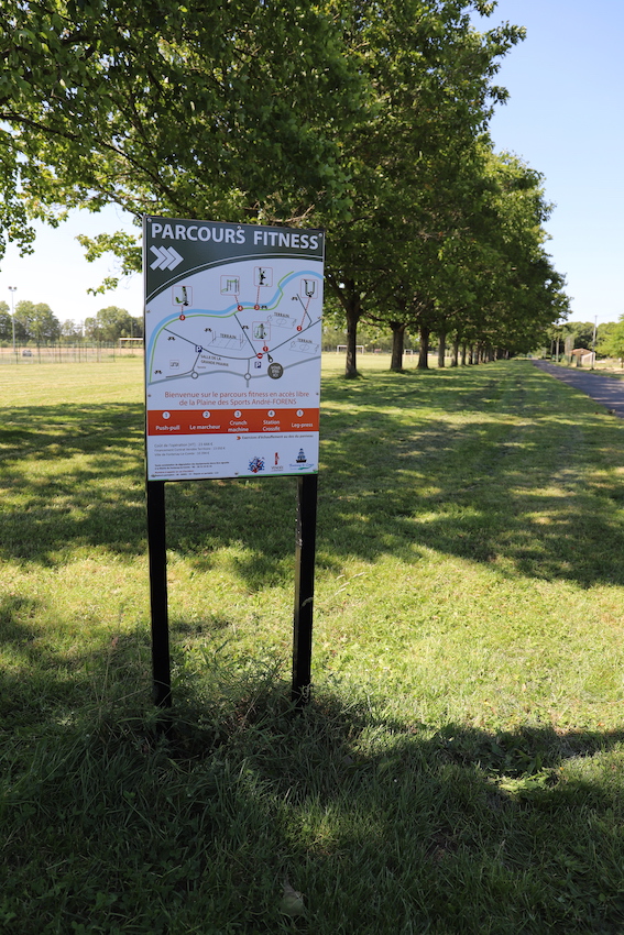 Panneau d'accueil personnalisé : notice, circuits avec plan_0