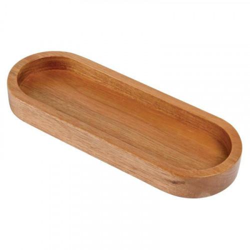 luosh Plateau de Service en Bois Plateau /à d/îner Plateau rectangulaire Plateau de Nourriture en Noyer Noir