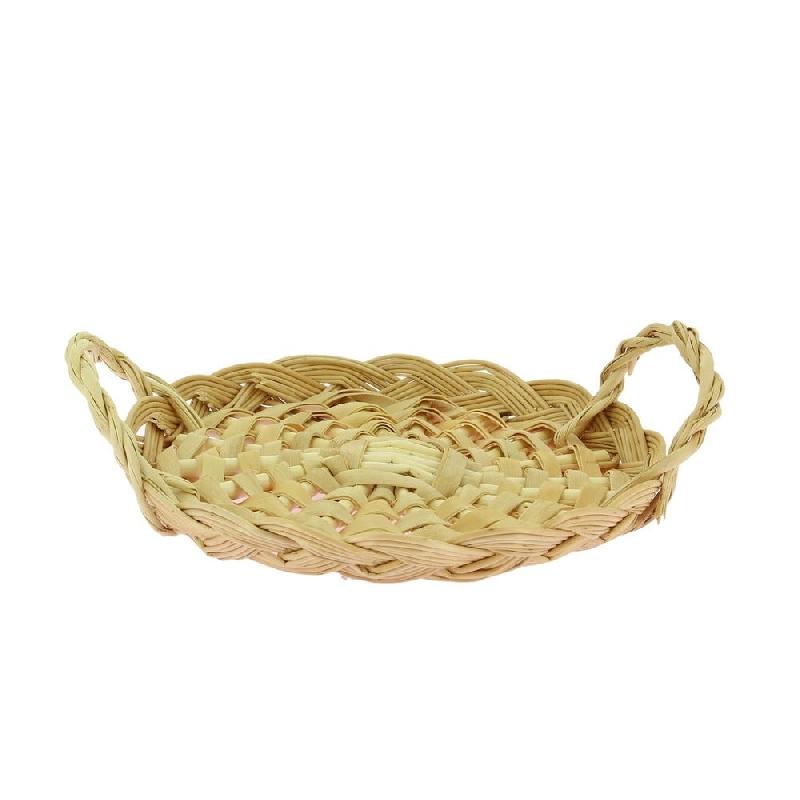 Plateau rondelet rond osier Ø20x3cm - par 20_0