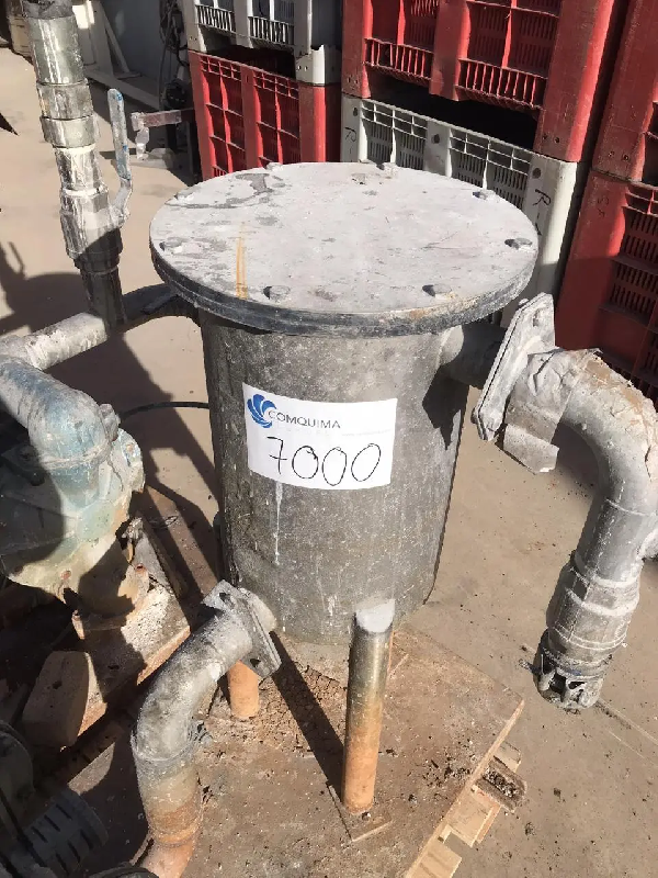 Pompe pneumatique à double membrane AODD SANDPIPER EB2-M TN-3-A d'occasion avec filtre GAF en acier inoxydable 15 litres - Référence C7000_0