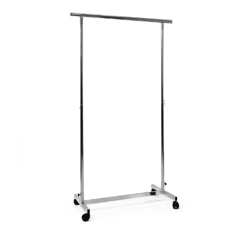 Portant droit L100cm + 2 rallonges 42,5cm - hauteur réglable de 100 à 170cm_0