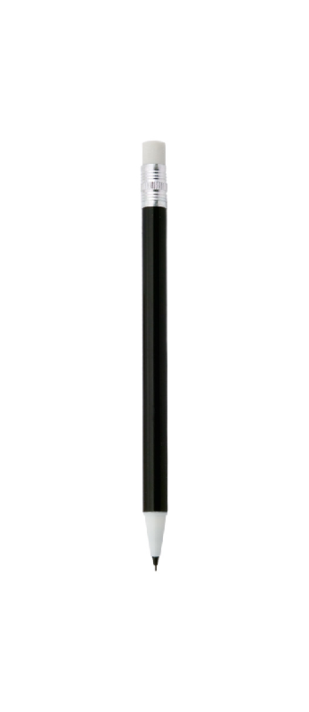 Porte-mines avec gomme - 0,7 mm - Couleur noire - Poids 5 gr_0