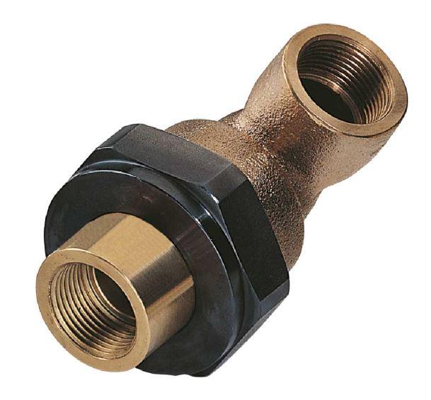 Raccord rotatif en bronze à articulation - Série 400 - Mouvement d'oscillation - 1 voie - Air, Eau, Huile, Vapeur - Jusqu'à 225°C_0