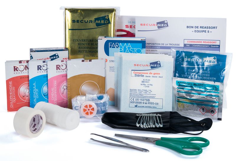 RECHARGE TROUSSE DE SECOURS EQUIPE 5