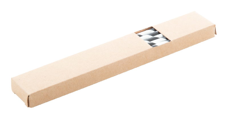 Set de 10 pailles en papier avec motifs rayures - boîte en papier kraft_0