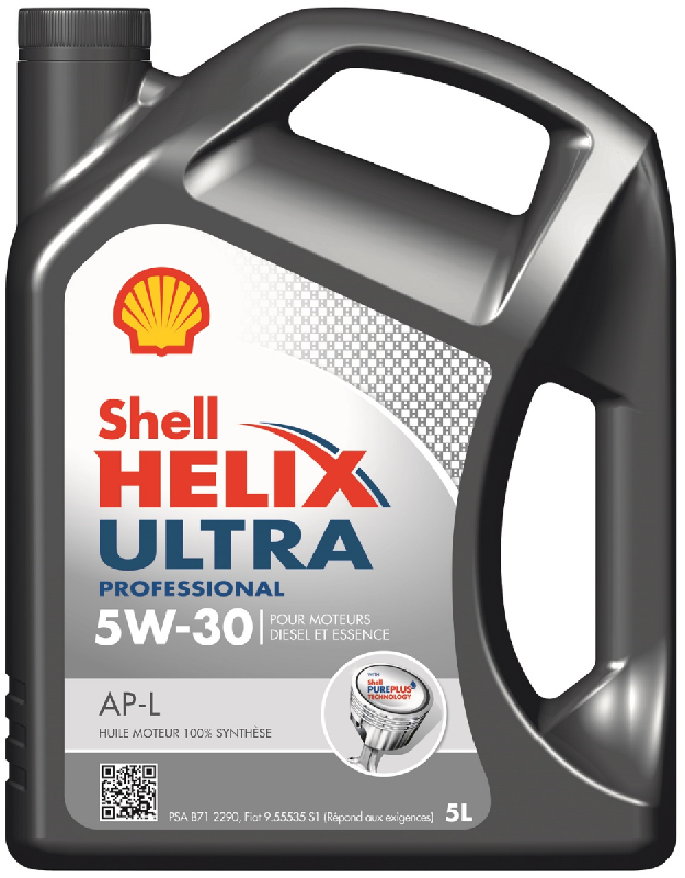 SHELL - BIDON 5 LITRES D'HUILE DIESEL OU ESSENCE HELIX ULTRA PROFESSIONAL 5W30 C2 - 550040172_0