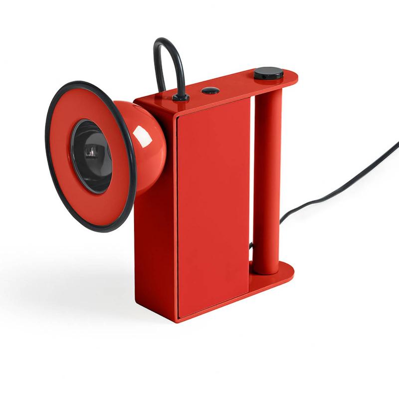 STILNOVO MINIBOX LAMPE DE TABLE LED, ROUGE